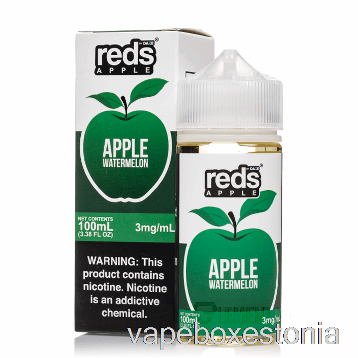 Vape Box Estonia Arbuus - Punase õuna E-mahl - 7 Daze - 100ml 6mg
